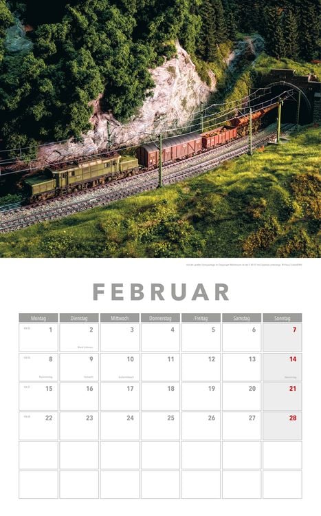 Produktbild: Modelleisenbahnen Kalender 2027