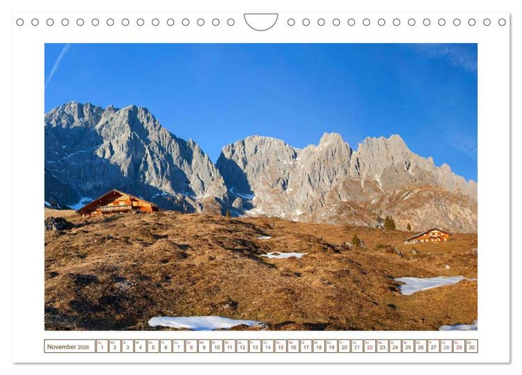 Produktbild: Idyllische Almh&uuml;tten (Wandkalender 2026 DIN A4 quer), CALVENDO Monatskalender