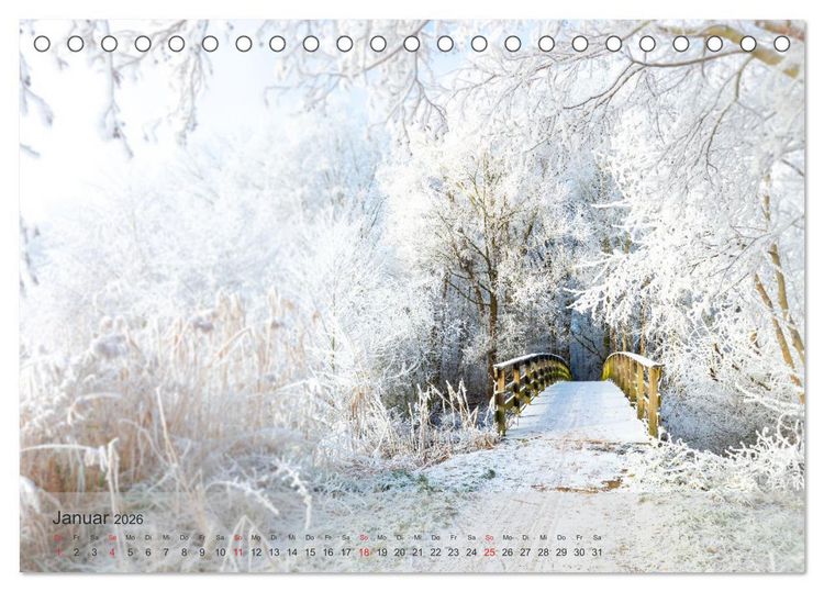 Produktbild: Deutschland Blicke in die Natur (Tischkalender 2026 DIN A5 quer), CALVENDO Monatskalender