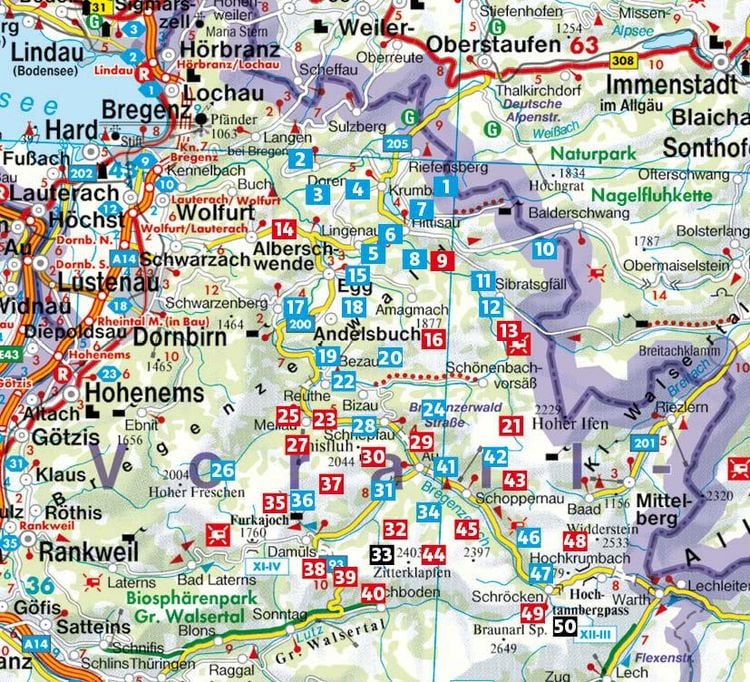 Produktbild: ROTHER Wanderf&uuml;hrer Bregenzerwald