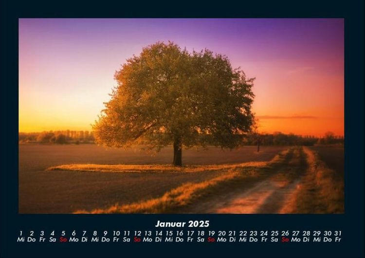 Produktbild: Landschaftskalender 2025 Fotokalender DIN A4