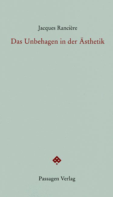 Produktbild: Das Unbehagen in der &Auml;sthetik