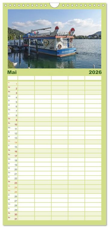 Produktbild: Familienplaner 2026 - Waldshut - liebenswertes St&auml;dtle am Hochrhein mit 5 Spalten (Wandkalender, 21 x 45 cm) CALVENDO