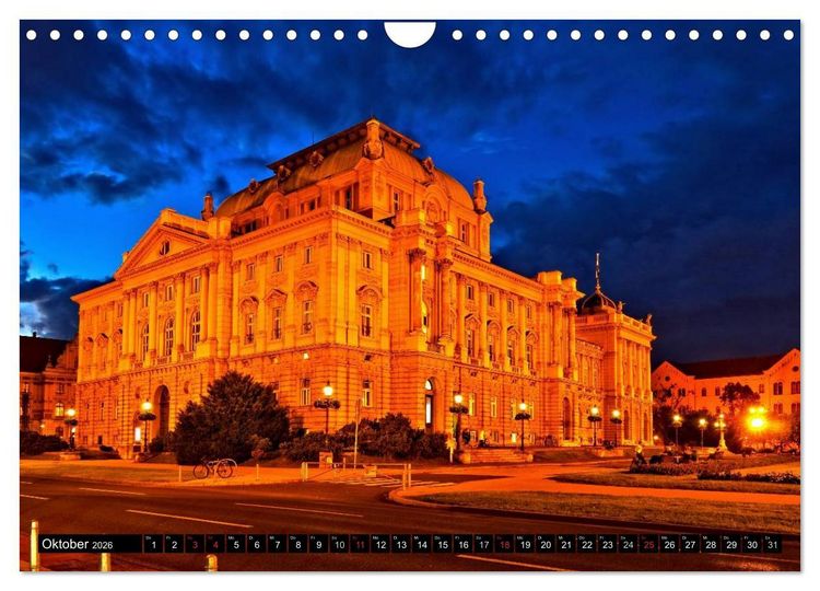 Produktbild: Kroatien - Traumhafte Landschaften und faszinierende St&auml;dte (Wandkalender 2026 DIN A4 quer), CALVENDO Monatskalender
