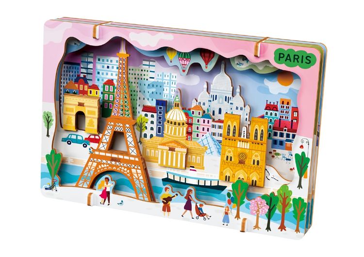 Produktbild: AVENIR - 3D St&auml;dte-Bastelset Paris