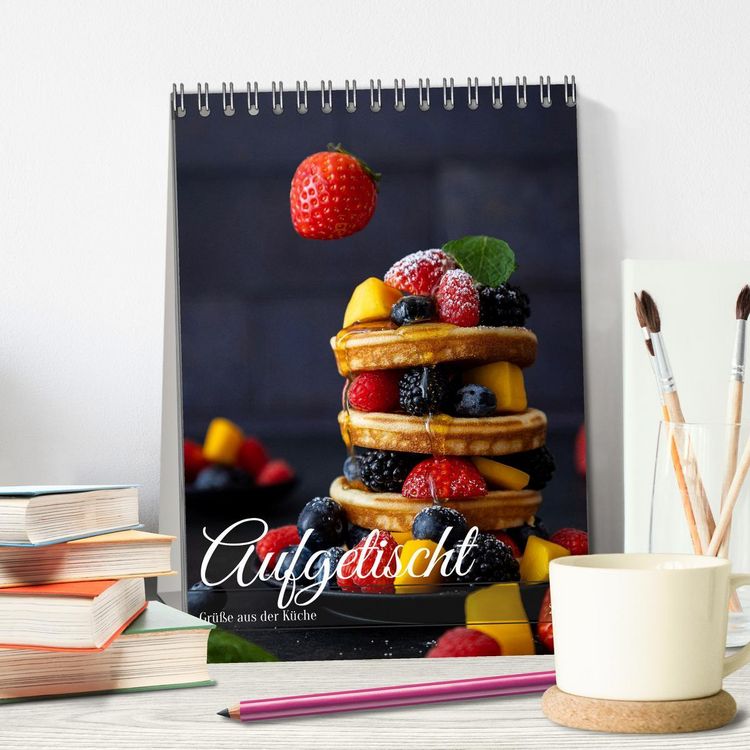 Produktbild: Aufgetischt (Tischkalender 2026 DIN A5 hoch), CALVENDO Monatskalender
