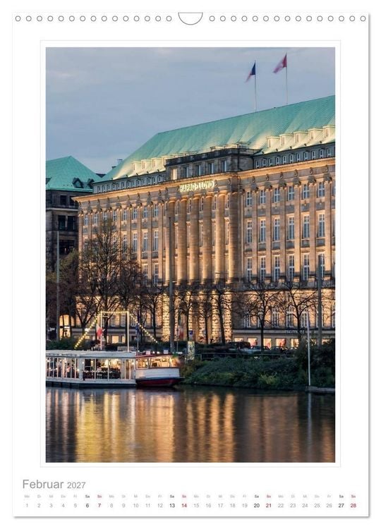 Produktbild: Hamburg - Impressionen einer Stadt (Wandkalender 2027 DIN A3 hoch), CALVENDO Monatskalender