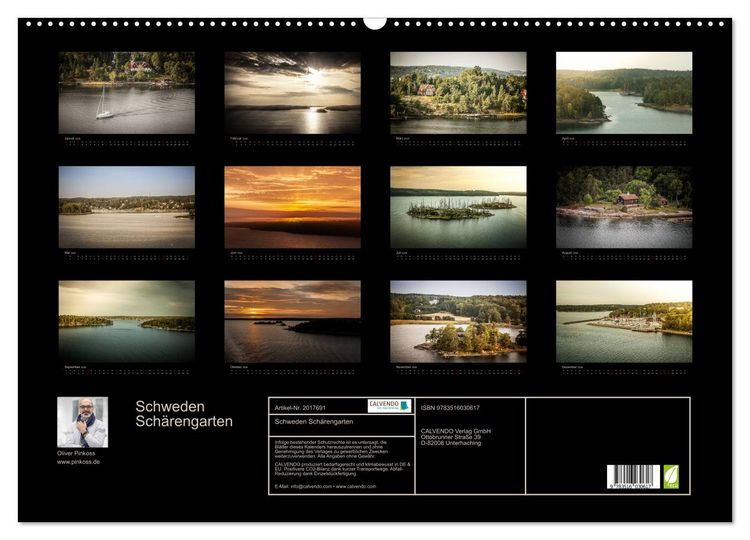 Produktbild: Schweden Sch&auml;rengarten (Wandkalender 2026 DIN A2 quer), CALVENDO Monatskalender