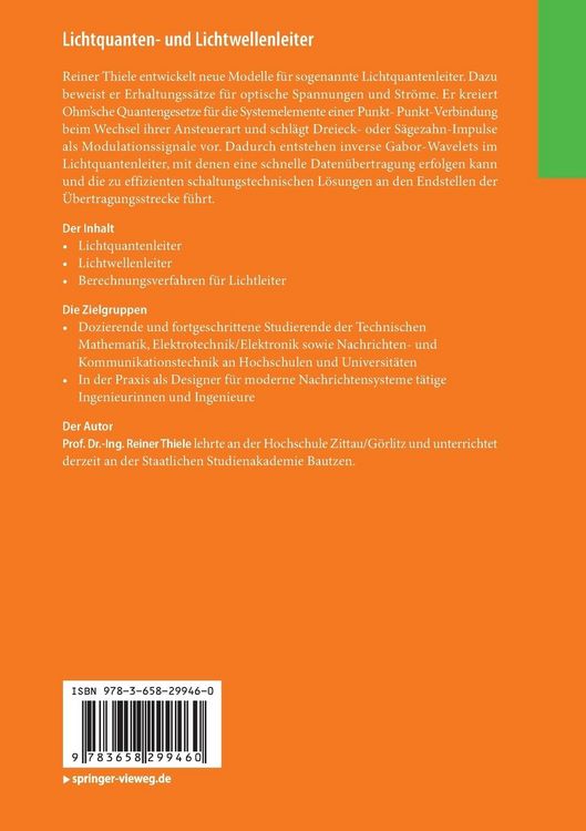 Produktbild: Lichtquanten- und Lichtwellenleiter