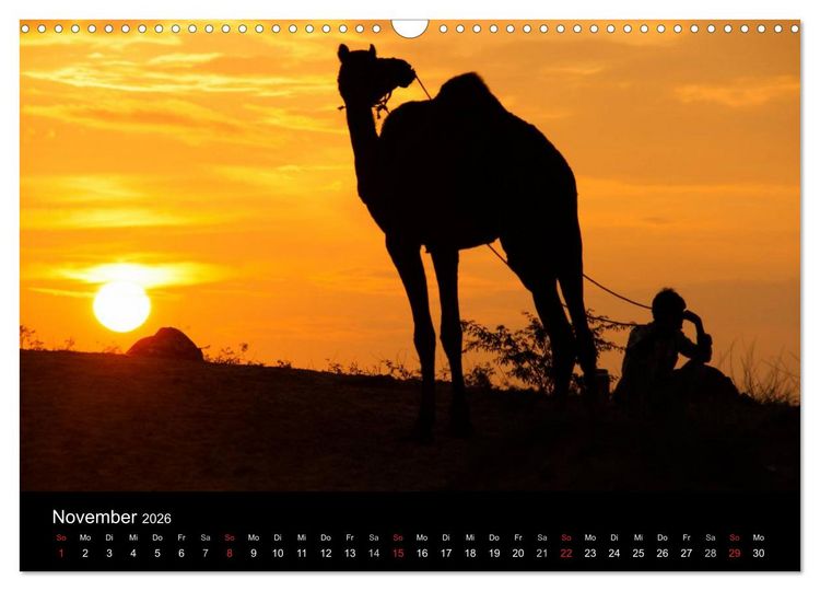 Produktbild: Romantisches Indien (Wandkalender 2026 DIN A3 quer), CALVENDO Monatskalender