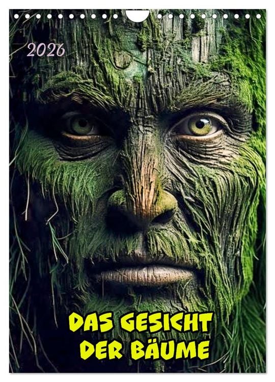 Produktbild: Das Gesicht der B&auml;ume (Wandkalender 2026 DIN A4 hoch), CALVENDO Monatskalender