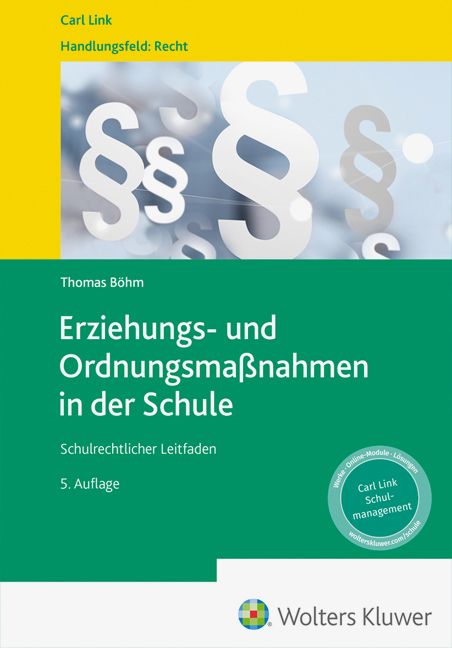 Produktbild: Erziehungs- und Ordnungsma&szlig;nahmen in der Schule