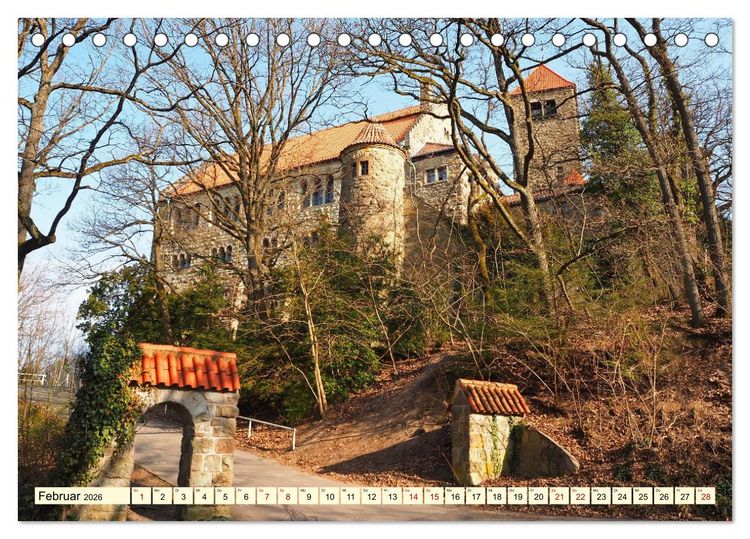 Produktbild: Weinheim im Laufe der Jahreszeiten (Tischkalender 2026 DIN A5 quer), CALVENDO Monatskalender