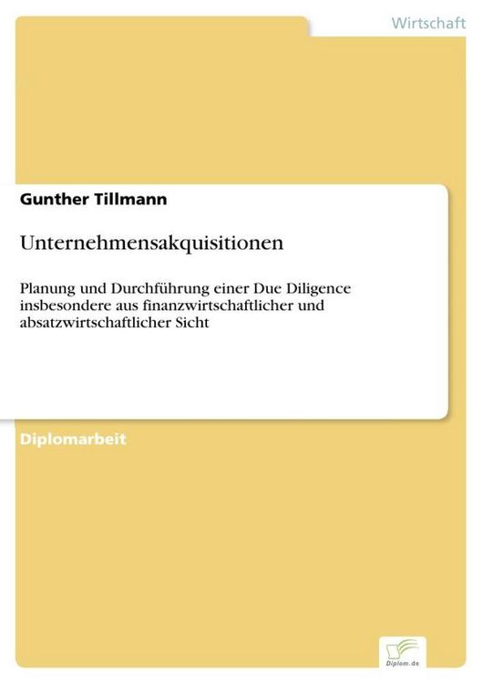 Produktbild: Unternehmensakquisitionen