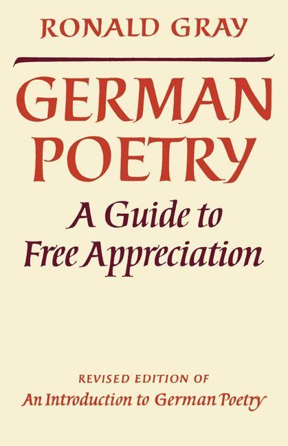 Produktbild: German Poetry