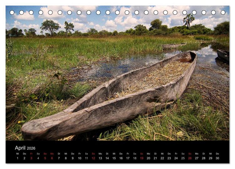 Produktbild: Abenteuer Afrika (Tischkalender 2026 DIN A5 quer), CALVENDO Monatskalender