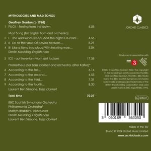 Produktbild: Mythologies and Mad Songs