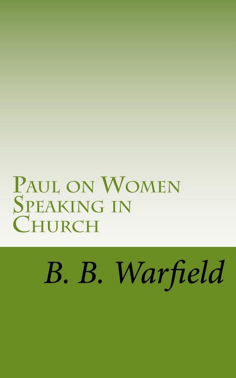 Produktbild: Paul on Women Speaking in Church