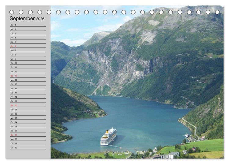 Produktbild: Norwegen. Im Land der Sagen, Mythen und Trolle (Tischkalender 2026 DIN A5 quer), CALVENDO Monatskalender