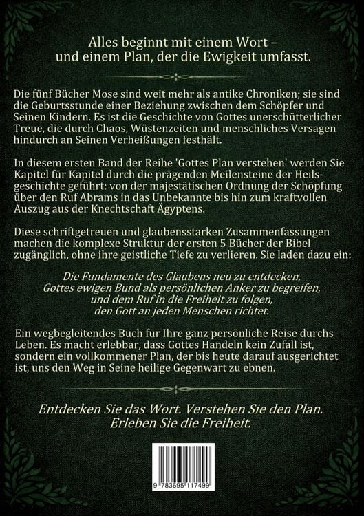 Produktbild: Fundamente des Glaubens: Die 5 B&uuml;cher Mose - Gottes ewiger Bund und der Ruf in die Freiheit