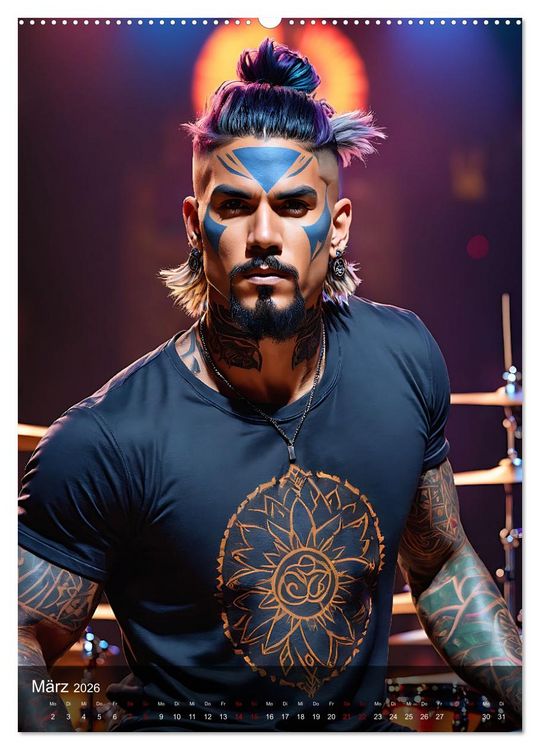 Produktbild: Rockstars - Live on Stage (Wandkalender 2026 DIN A2 hoch), CALVENDO Monatskalender