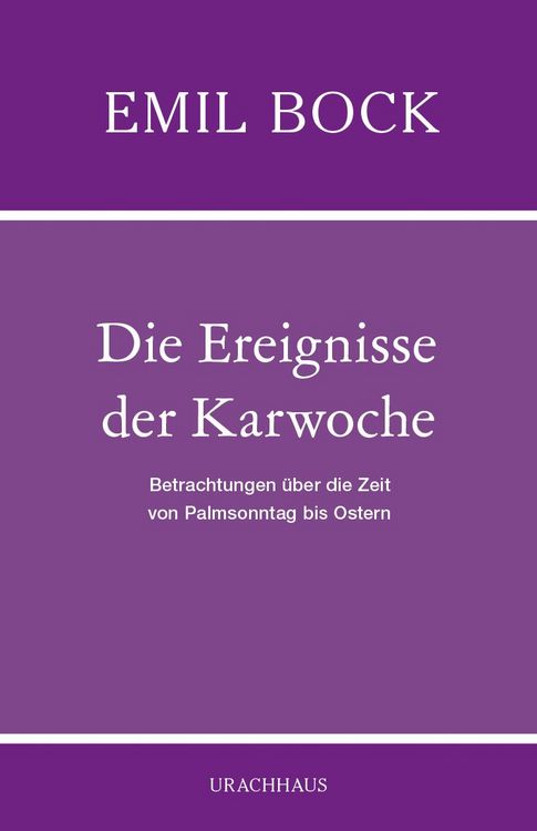 Produktbild: Die Ereignisse der Karwoche