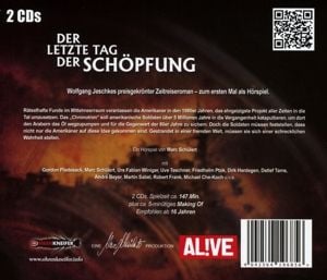 Produktbild: Der letzte Tag der Sch&ouml;pfung, 2 Audio-CD