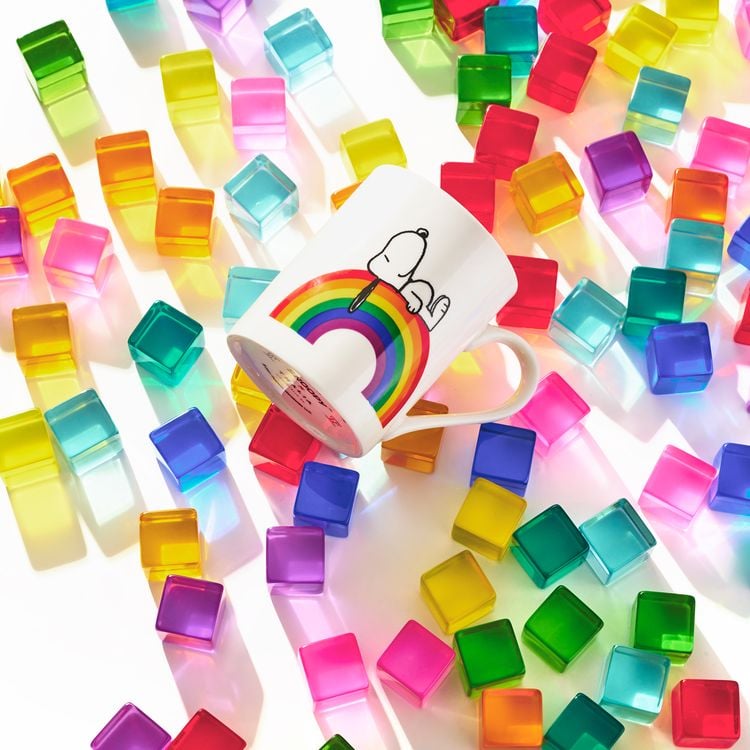 Snoopy Tasse „Rainbow"