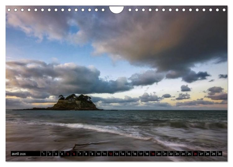 Produktbild: Bretagne Spirit (Calendrier mural 2026 DIN A4 vertical), CALVENDO calendrier mensuel