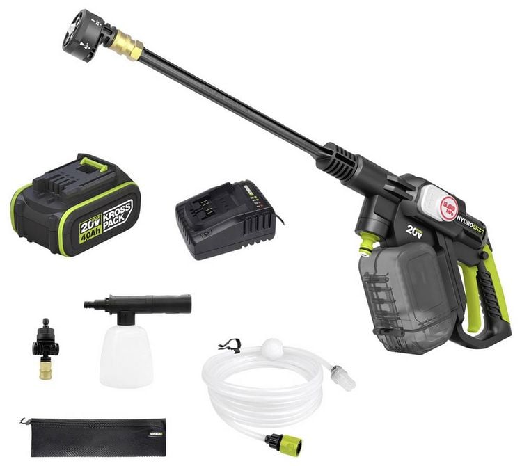 Produktbild: Worx Professional WU633 Hydroshot Akku-Hochdruckreiniger 56 bar Kaltwasser