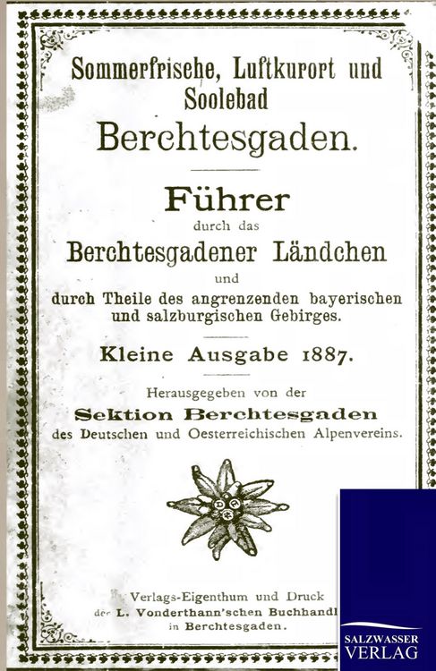 Produktbild: Sommerfrische, Luftkurort und Solebad Berchtesgaden