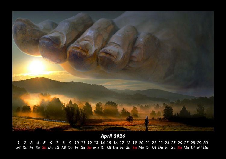 Produktbild: Mit Fantasy durch's Jahr 2026 Fotokalender DIN A3