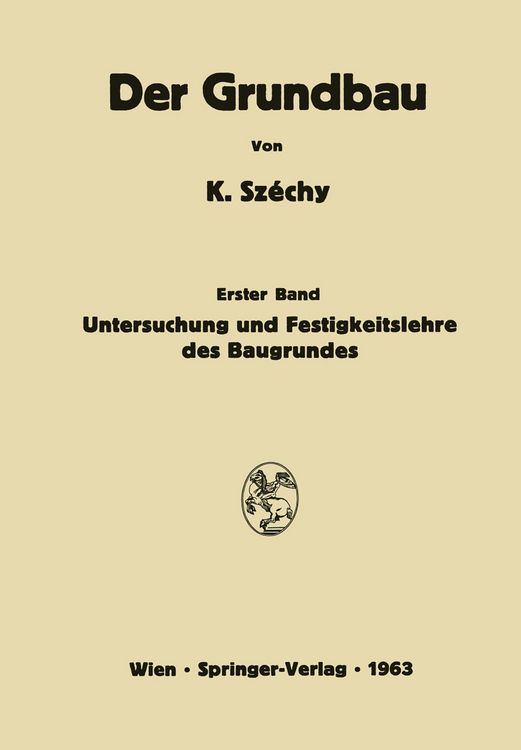 Produktbild: Untersuchung und Festigkeitslehre des Baugrundes