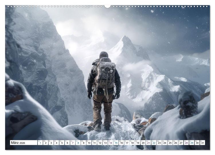 Produktbild: Imposante Bergwelt (Wandkalender 2026 DIN A2 quer), CALVENDO Monatskalender
