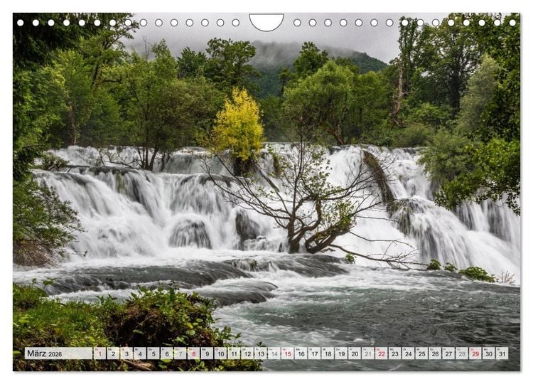 Produktbild: Wasserzauber Bosnien-Herzegowina (Wandkalender 2026 DIN A4 quer), CALVENDO Monatskalender