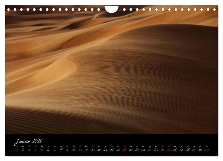 Produktbild: Farben der W&uuml;ste (Wandkalender 2026 DIN A4 quer), CALVENDO Monatskalender