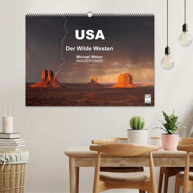 Produktbild: USA - Der Wilde Westen (Wandkalender 2026 DIN A2 quer), CALVENDO Monatskalender