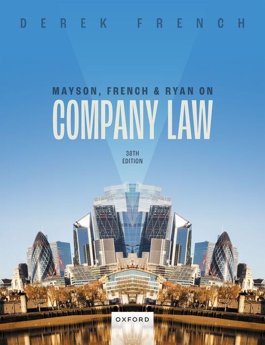 Produktbild: Mayson, French, and Ryan on Company Law