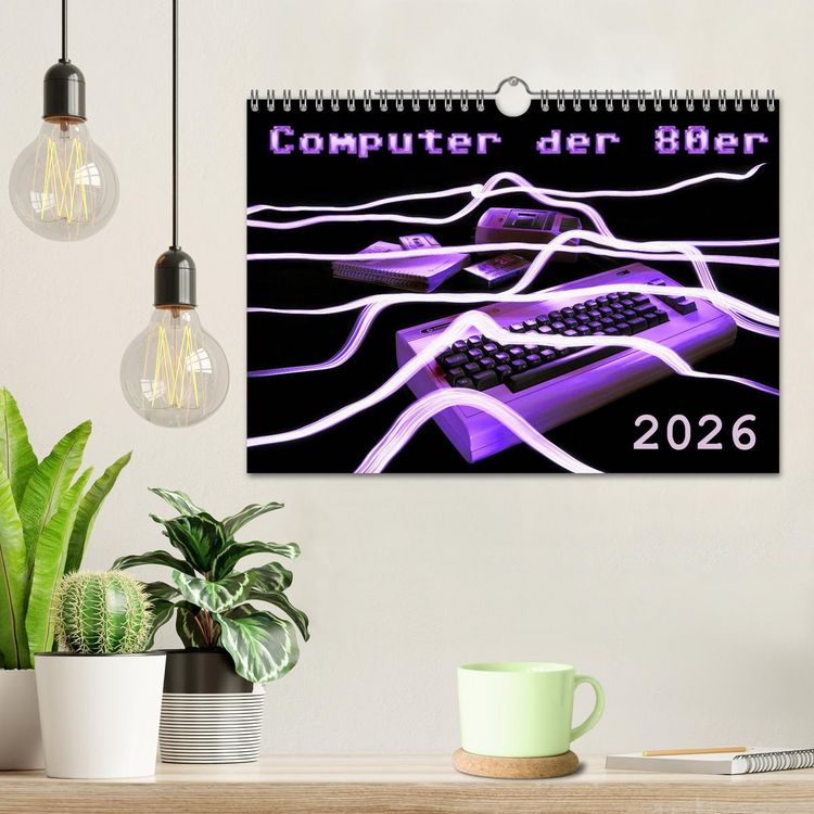 Produktbild: Computer der 80er (Wandkalender 2026 DIN A4 quer), CALVENDO Monatskalender