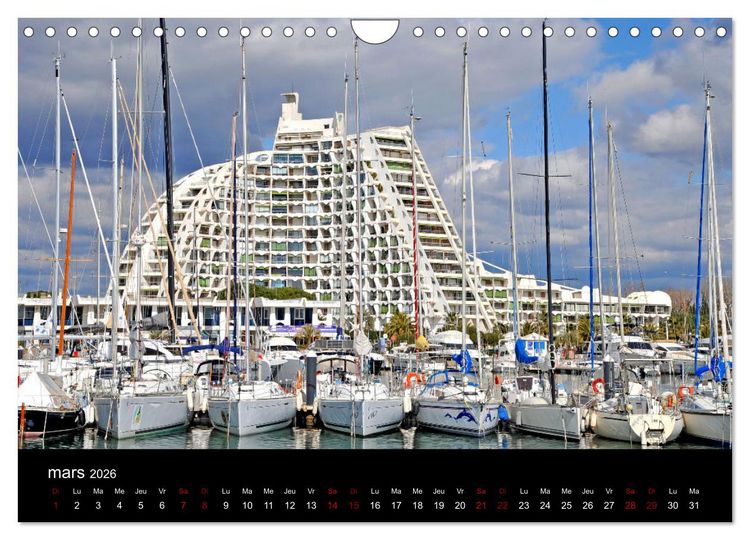 Produktbild: La Grande-Motte (Calendrier mural 2026 DIN A4 vertical), CALVENDO calendrier mensuel