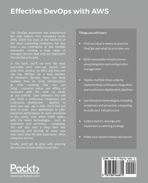 Produktbild: Effective DevOps with AWS