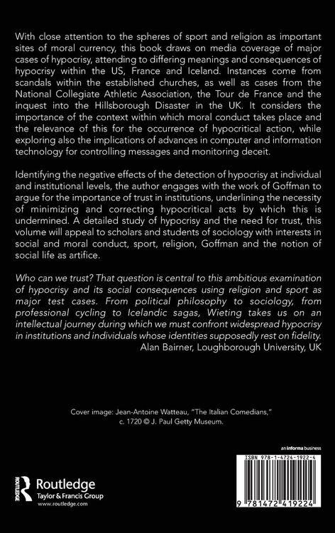 Produktbild: The Sociology of Hypocrisy