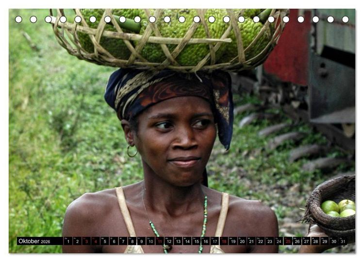 Produktbild: Mit der Eisenbahn durch Madagaskar (Tischkalender 2026 DIN A5 quer), CALVENDO Monatskalender