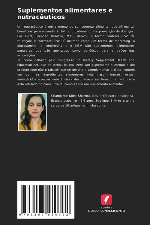 Produktbild: Suplementos alimentares e nutrac&ecirc;uticos