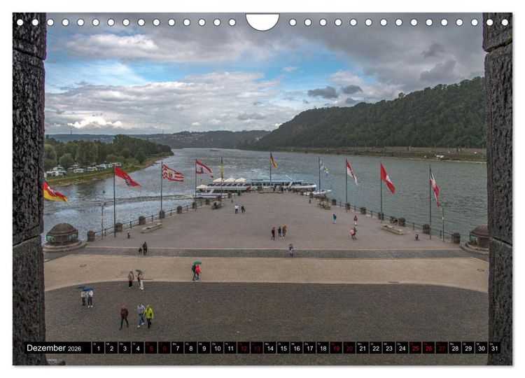 Produktbild: Die Mosel zwischen Bremm und Koblenz (Wandkalender 2026 DIN A4 quer), CALVENDO Monatskalender