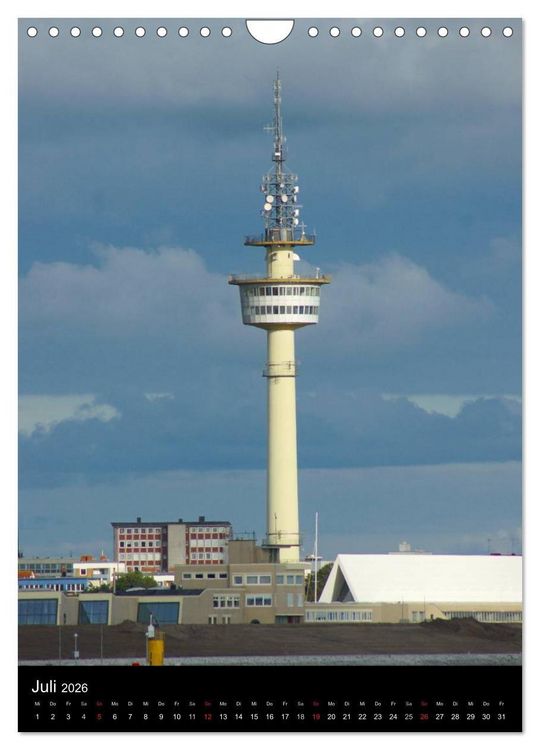 Produktbild: Bremerhaven an der Nordsee (Wandkalender 2026 DIN A4 hoch), CALVENDO Monatskalender