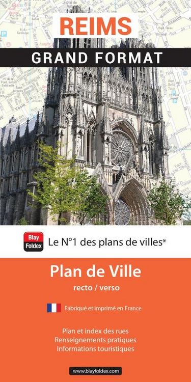 Produktbild: Reims : Grand Format : Plan de Ville (Edition 2025)
