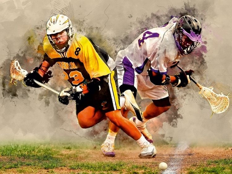 Produktbild: CALVENDO Puzzle Lacrosse | 1000 Teile Lege-Gr&ouml;&szlig;e 64 &times; 48 cm Foto-Puzzle f&uuml;r gl&uuml;ckliche Stunden