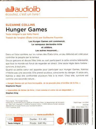 Produktbild: Hunger games. Tome 1