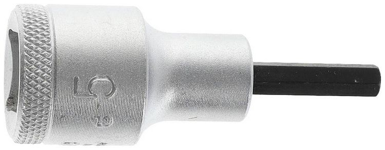 Produktbild: Steckschl&uuml;sseleinsatz IN 19 1/2 Zoll Innen-6-kant SW 5mm L.60mm GEDORE